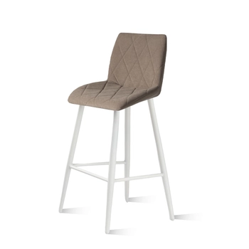 ОМЕГА БАРНАЯ, Стул, комплект 1 шт (LEONARDO кофе с молоком-белый)